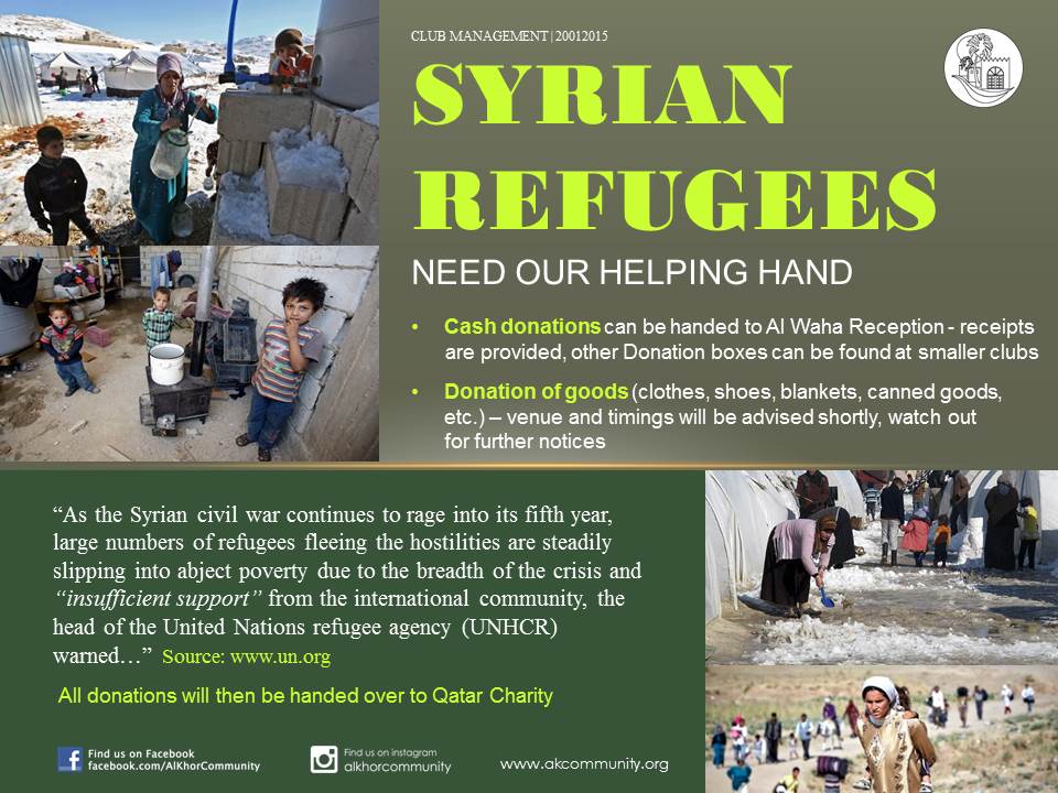 Help Syrian Refugees